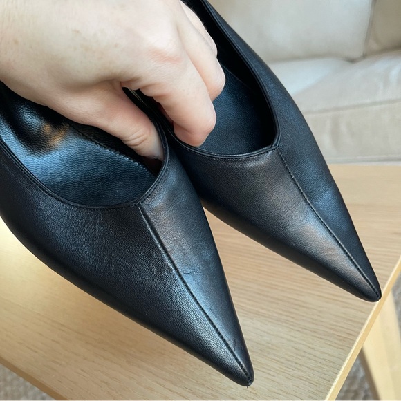 Anine Bing Rooney Kitten Heel Mules - Picture 3 of 11